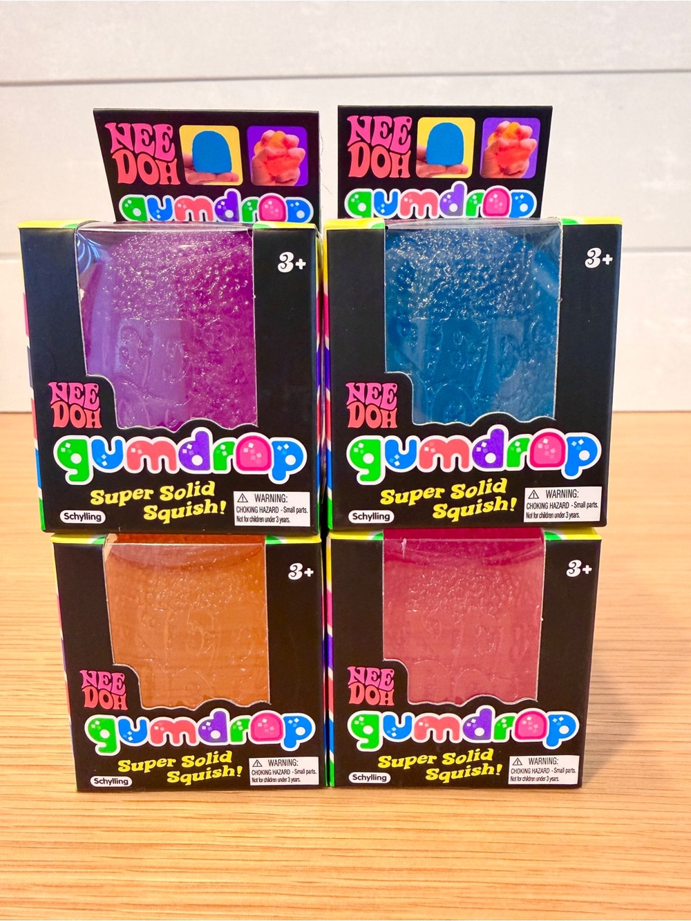 Set of 4 Needoh Gumdrops